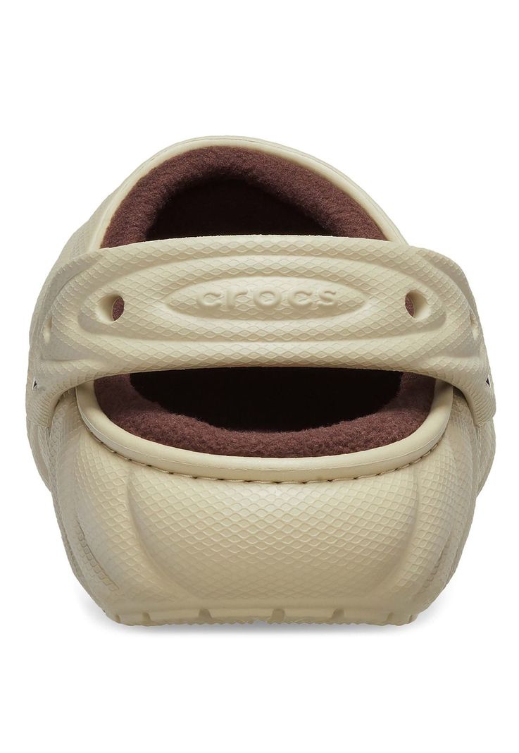 Zueco Crocs Hombre Lined Overpuff Clog Beige-7