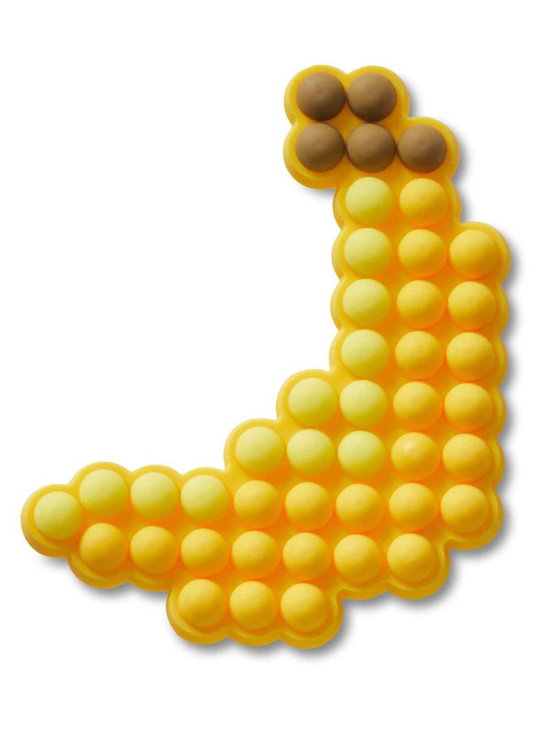Jibbitz Crocs Plátano Con Cuentas Amarillo