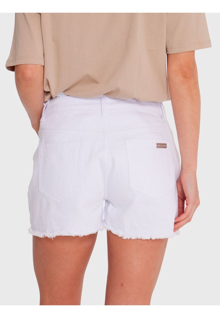 Short Mujer Summer Vibes Blanco-3