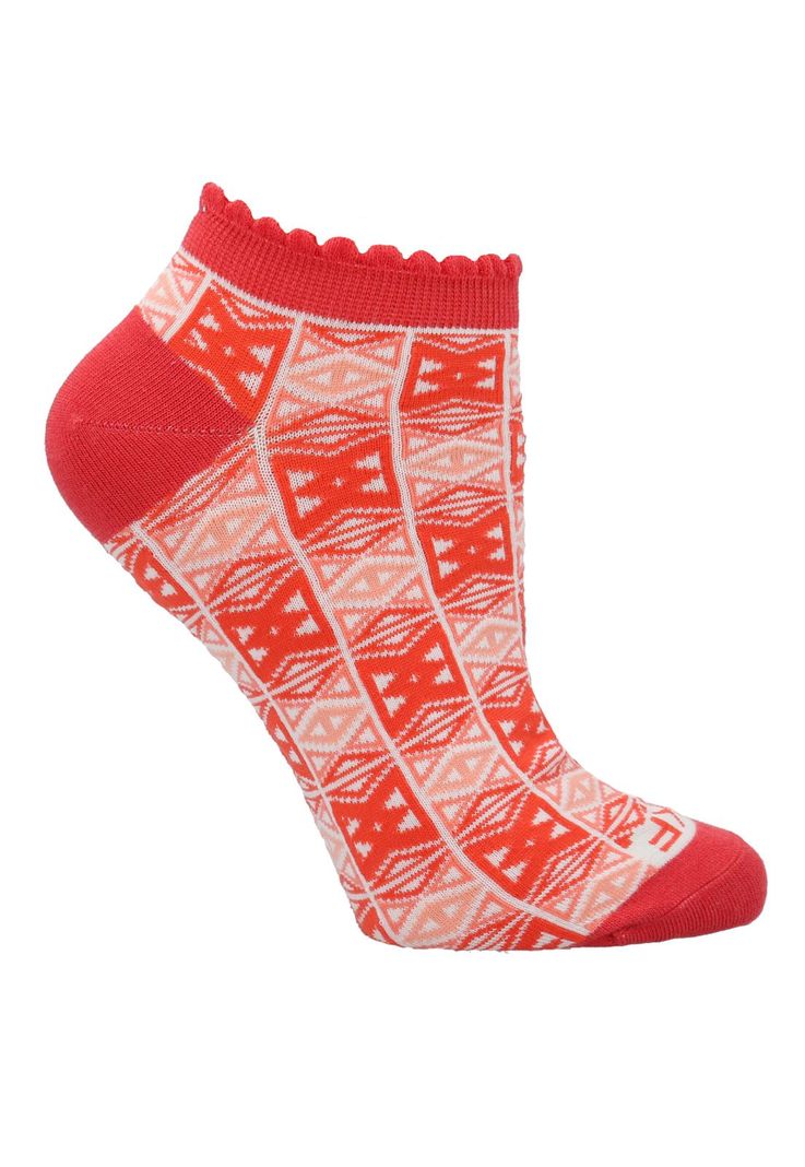 Calcetin Naranja Rfv23W PeSt Shapes Mujer-0
