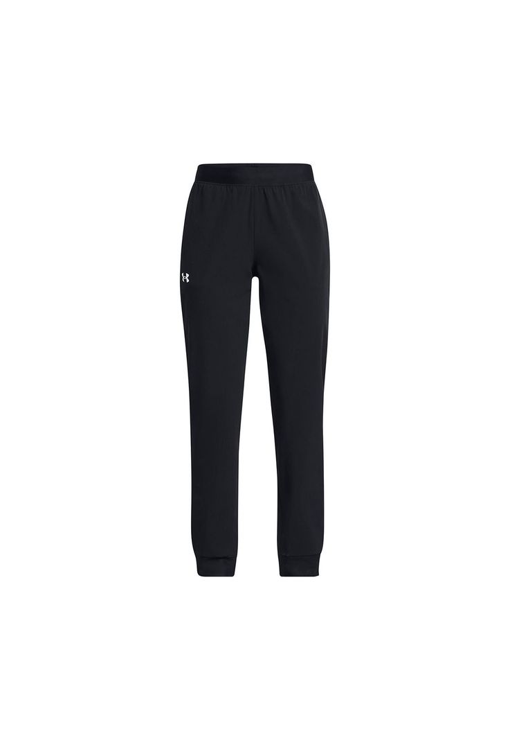 Joggers UA ArmourSport para niña Negro-0