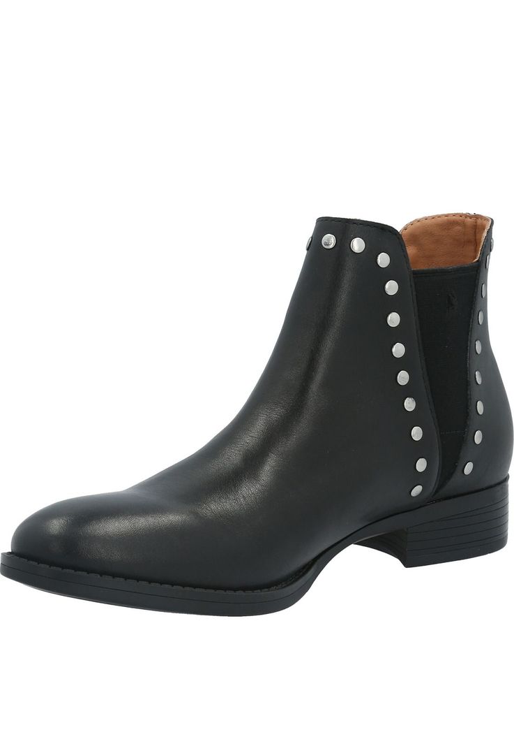 Botin Cuero Mujer Alva Negro-3