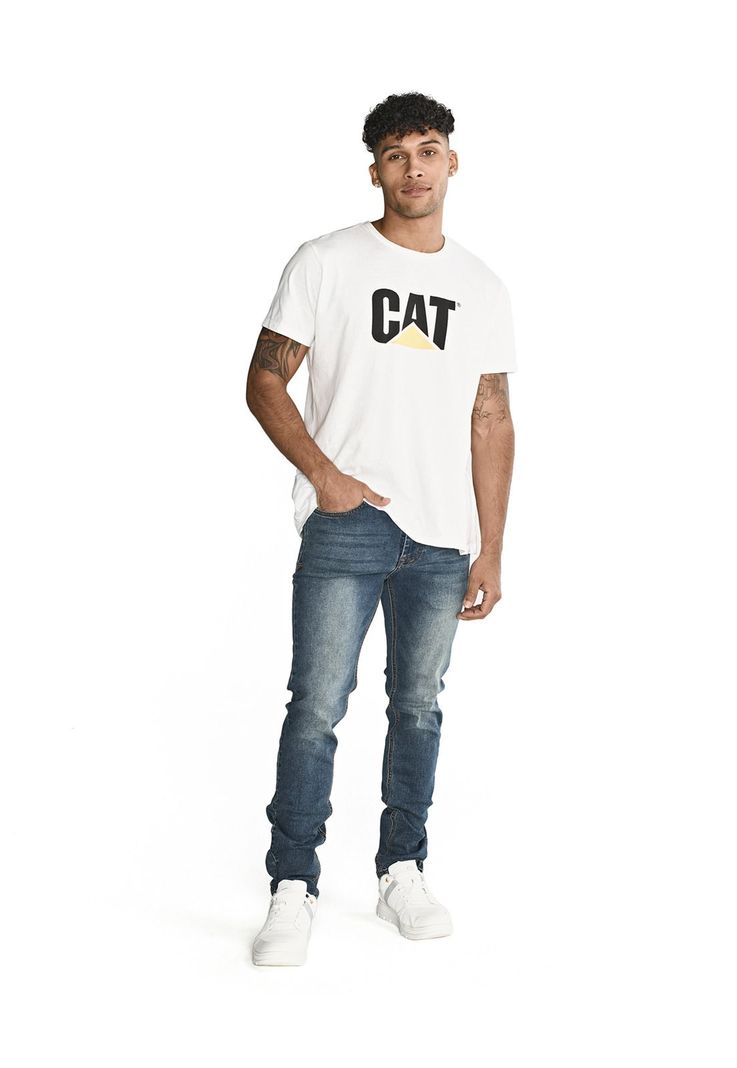 Jeans Triblend Stretch Den Azul Hombre-1