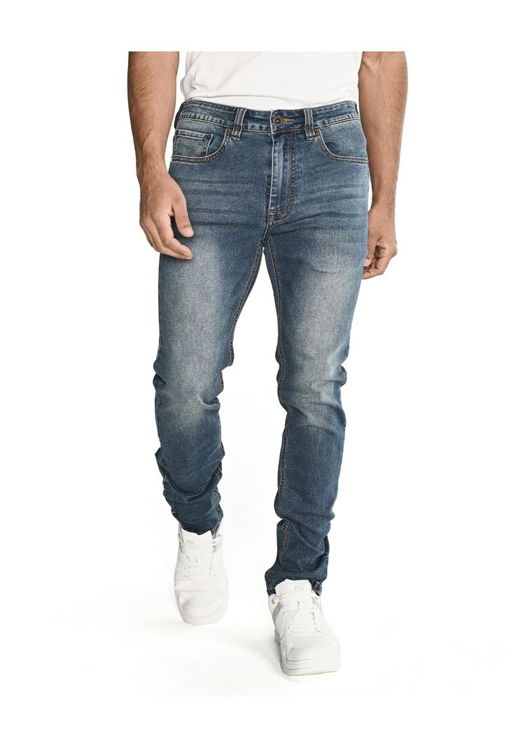 Jeans Triblend Stretch Den Azul Hombre-6