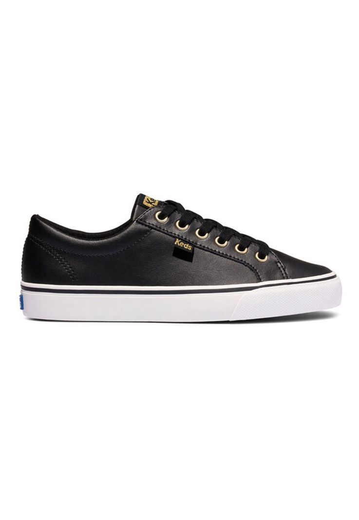 Zapatilla Cuero Negra Mujer Jump Kick -0