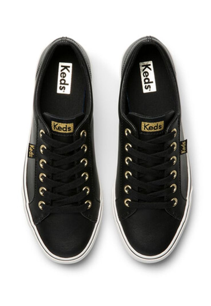 Zapatilla Cuero Negra Mujer Jump Kick -3