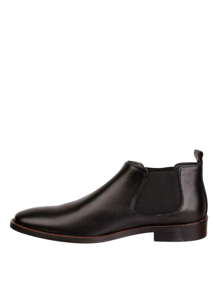 Botin Cuero Hombre Twist Negro-3