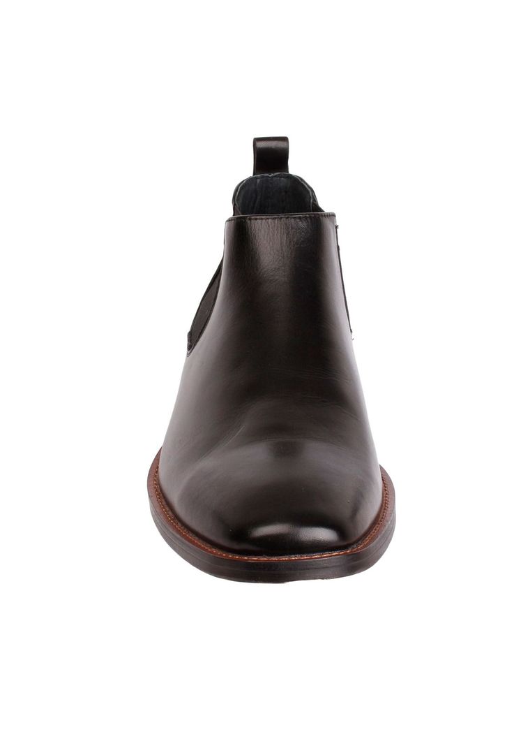 Botin Cuero Hombre Twist Negro-4