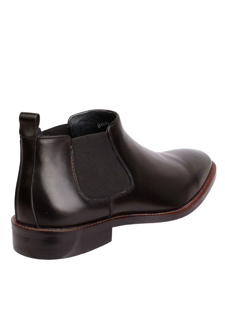 Botin Cuero Hombre Twist Negro-6