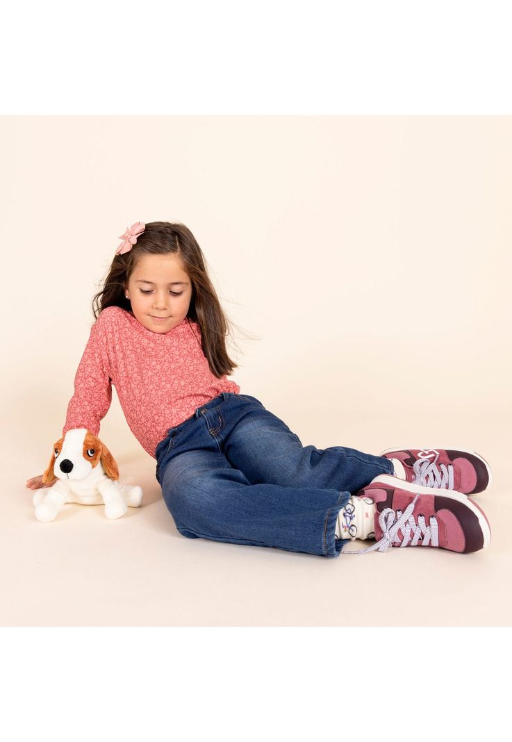 Zapatilla Niña Artis Rosado-1