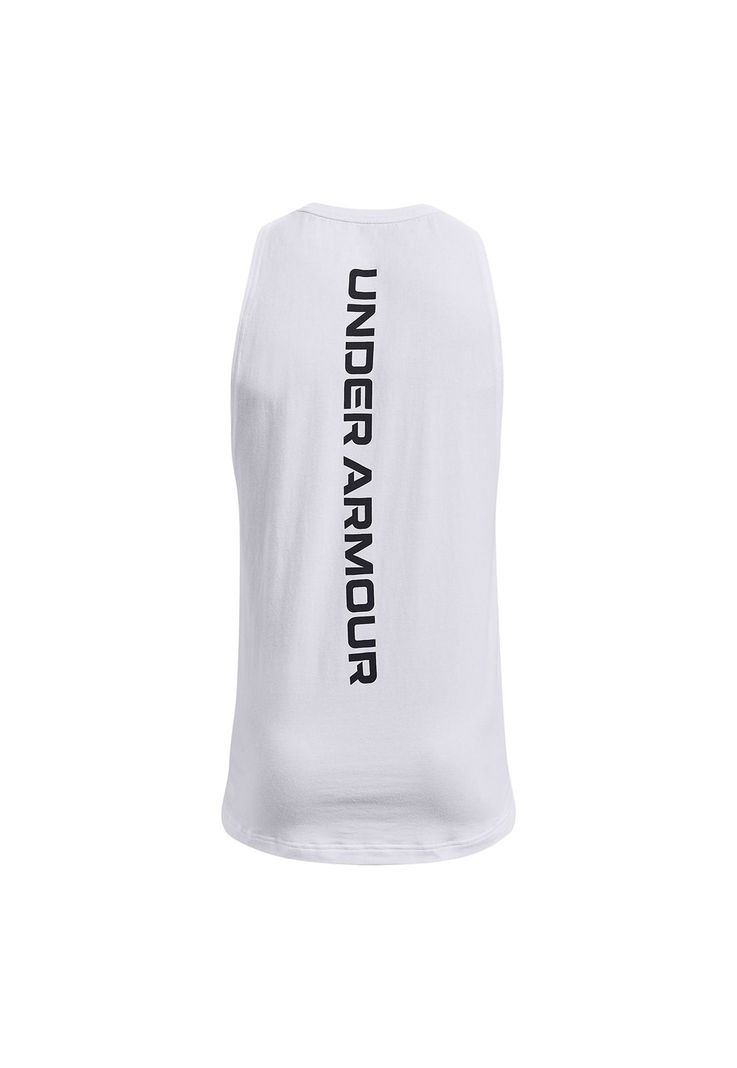 Polera sin mangas Zone para hombre Blanco-1