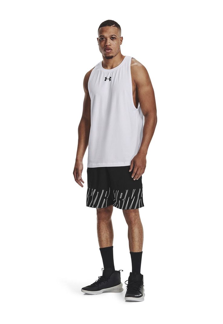 Polera sin mangas Zone para hombre Blanco-5