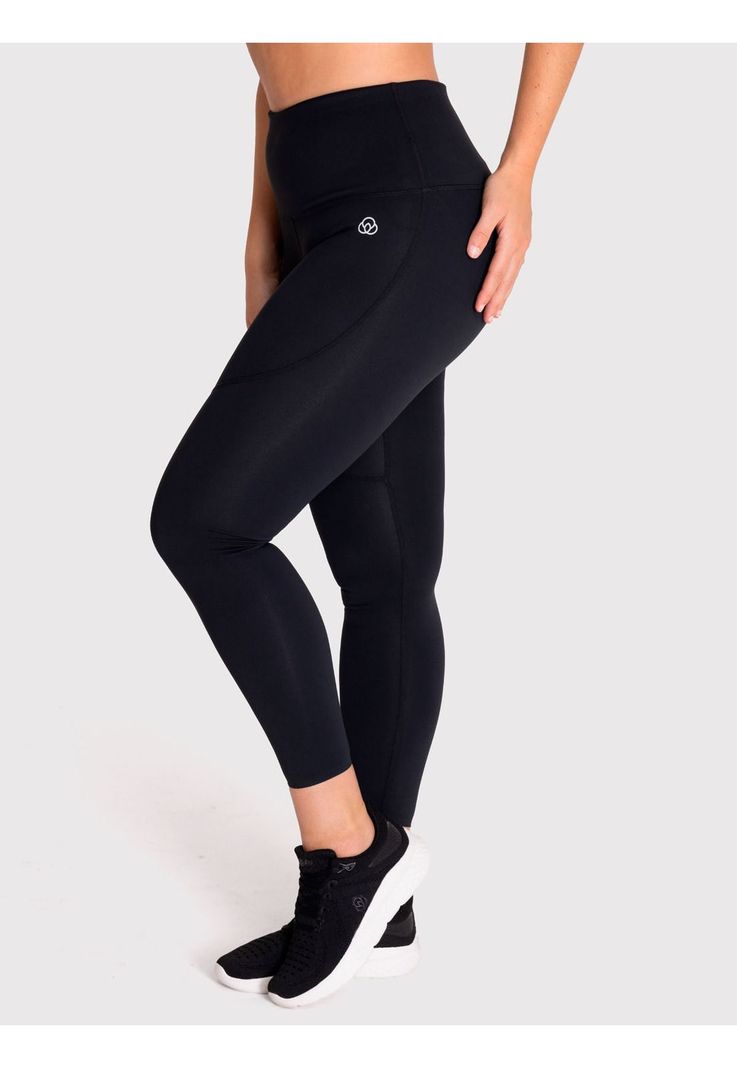 Calza 7/8 Mujer Ankle Kaira Negra-0