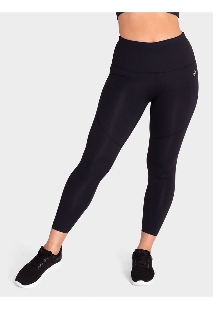 Calza 7/8 Mujer Ankle Kaira Negra-2