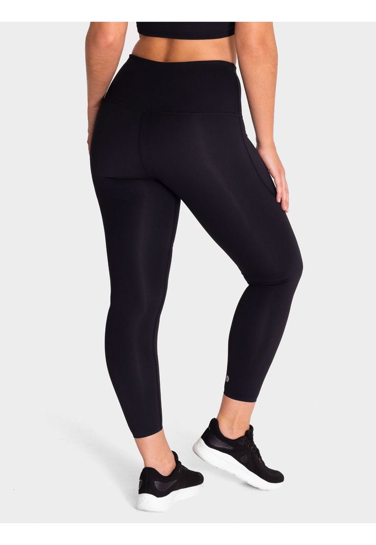 Calza 7/8 Mujer Ankle Kaira Negra-3