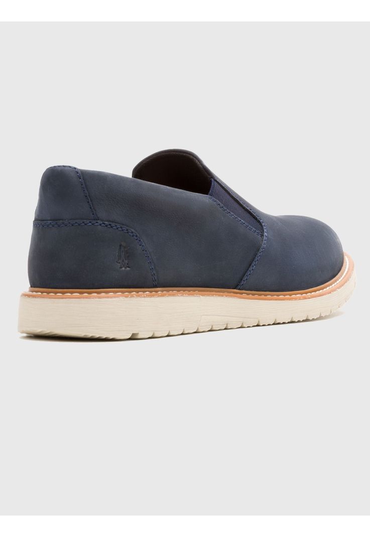 Zapato Cuero Hombre Jenson Slip On Azul-3