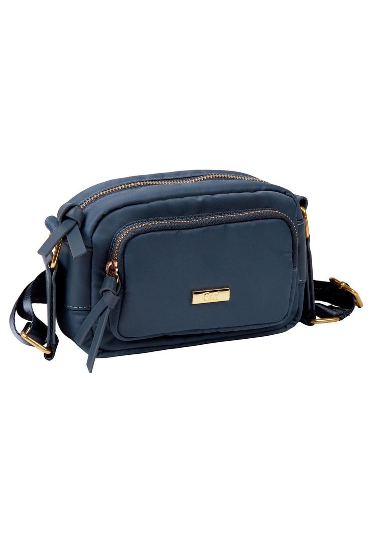 Cartera Azul Mini Crossbody Unisex-0