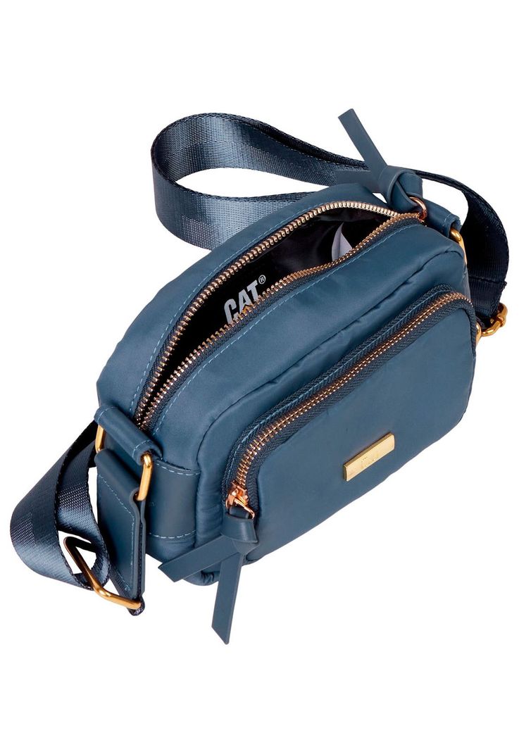 Cartera Azul Mini Crossbody Unisex-2