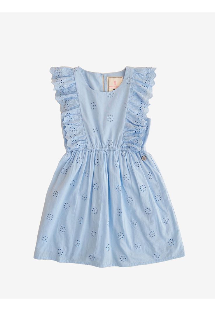 Vestido Niña Manuela Celeste-0