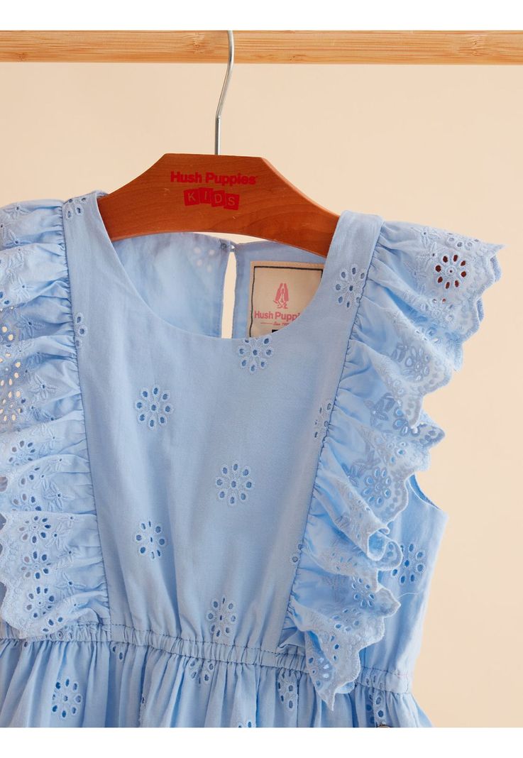 Vestido Niña Manuela Celeste-3