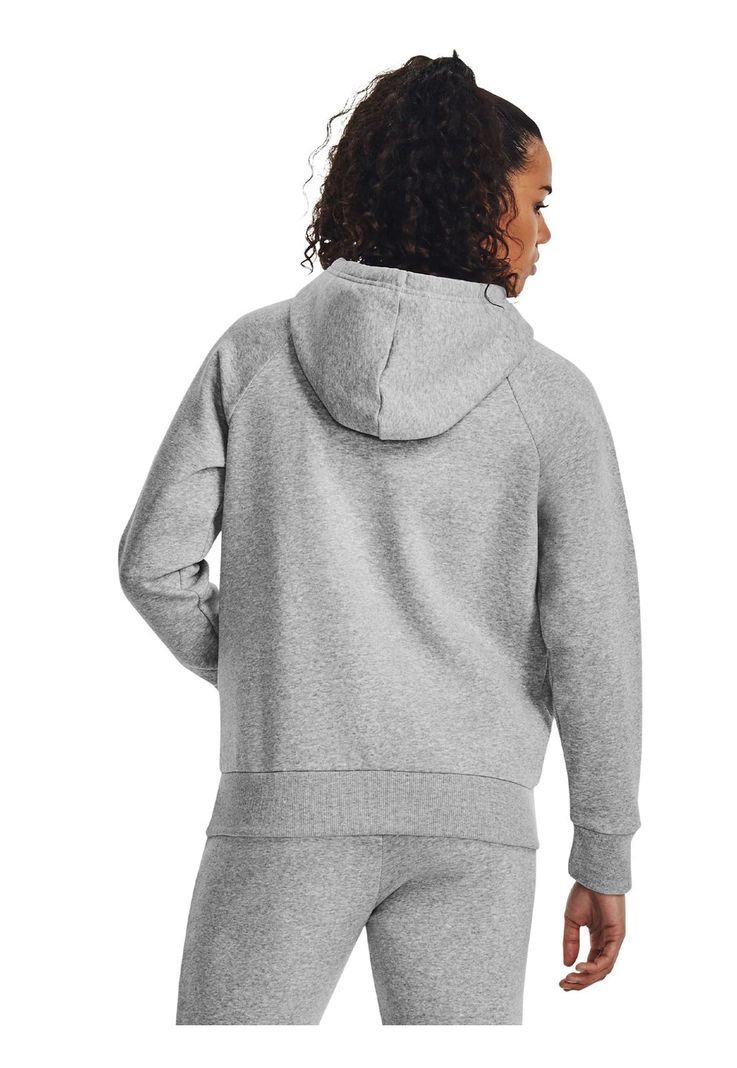 Polerón Big Logo UA Rival Gris para mujer-4