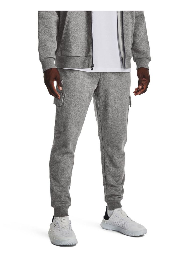 Joggers cargo UA Rival para hombre Gris-3