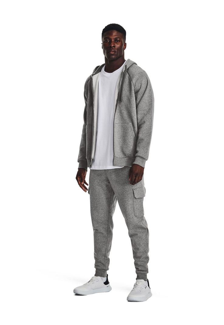 Joggers cargo UA Rival para hombre Gris-5