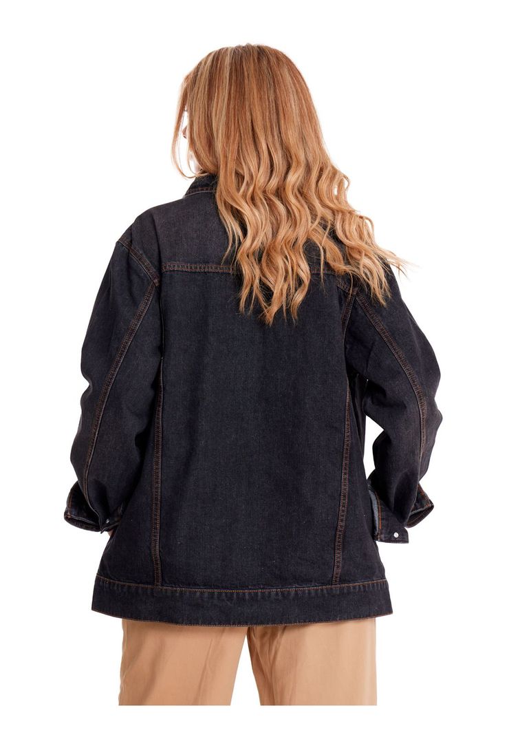 Chaqueta Unisex Denim Work Jacket Gris-6