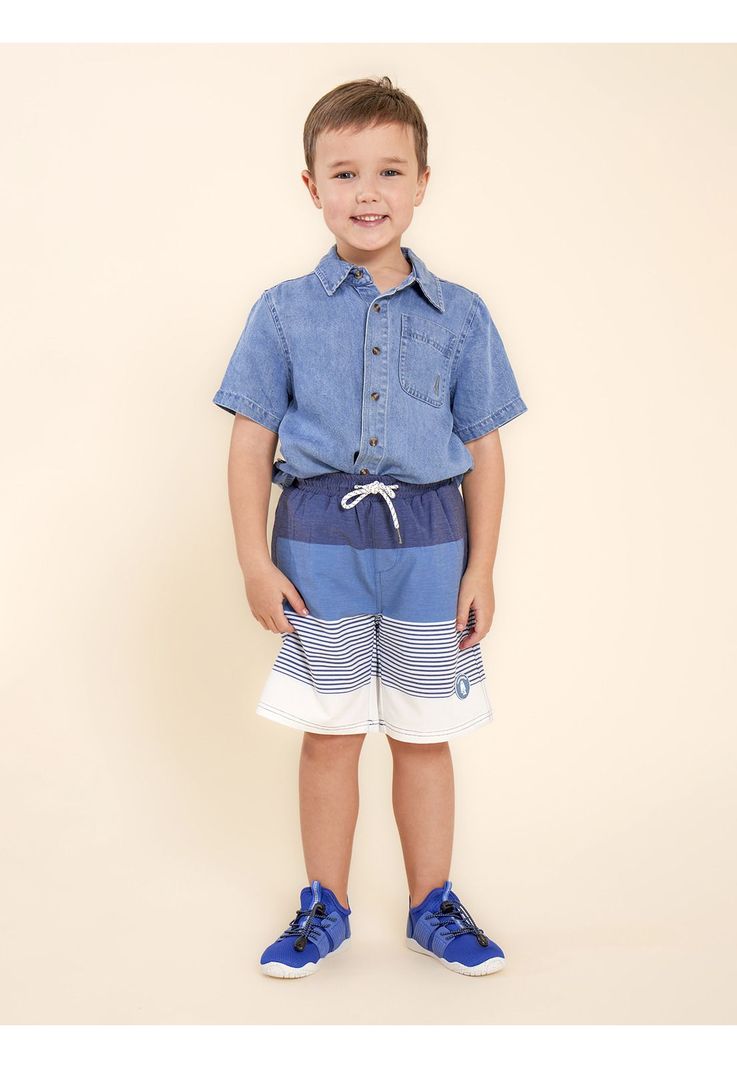 Traje De Baño Niño Surf Navy-1