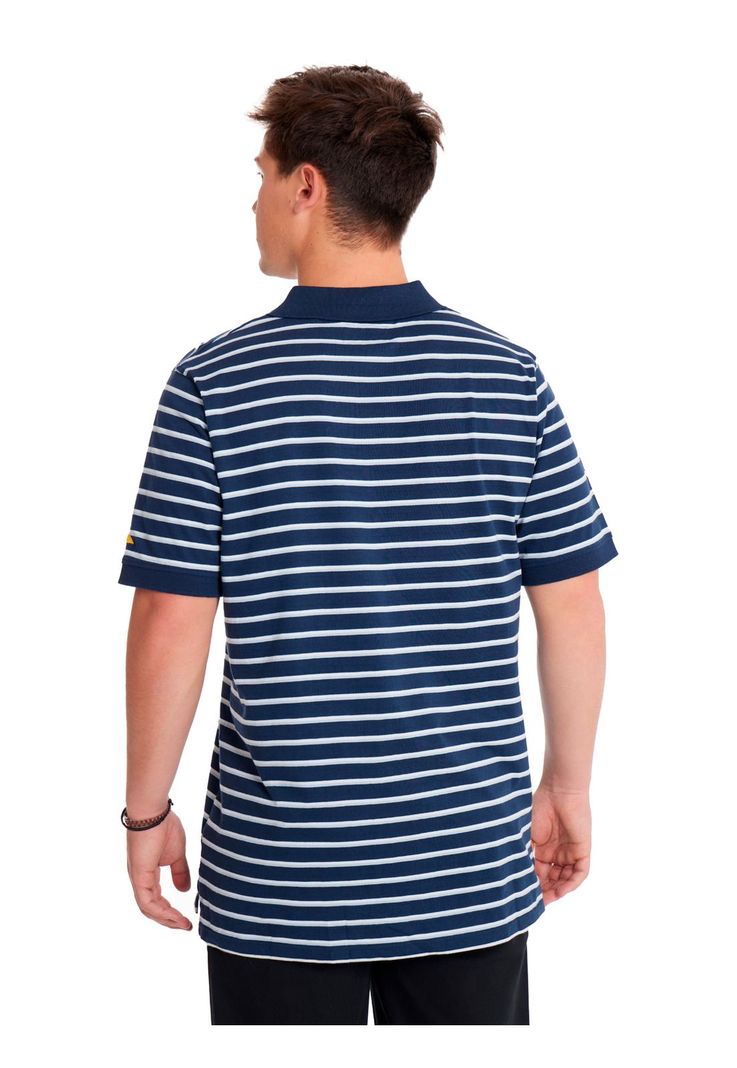 Polera Polo Hombre Cat Logo Jersey Polo Azul-1