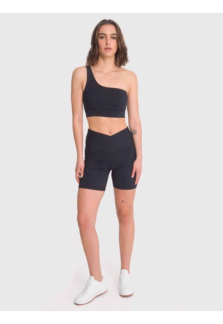 Calza Biker Mujer Livia Negro-0