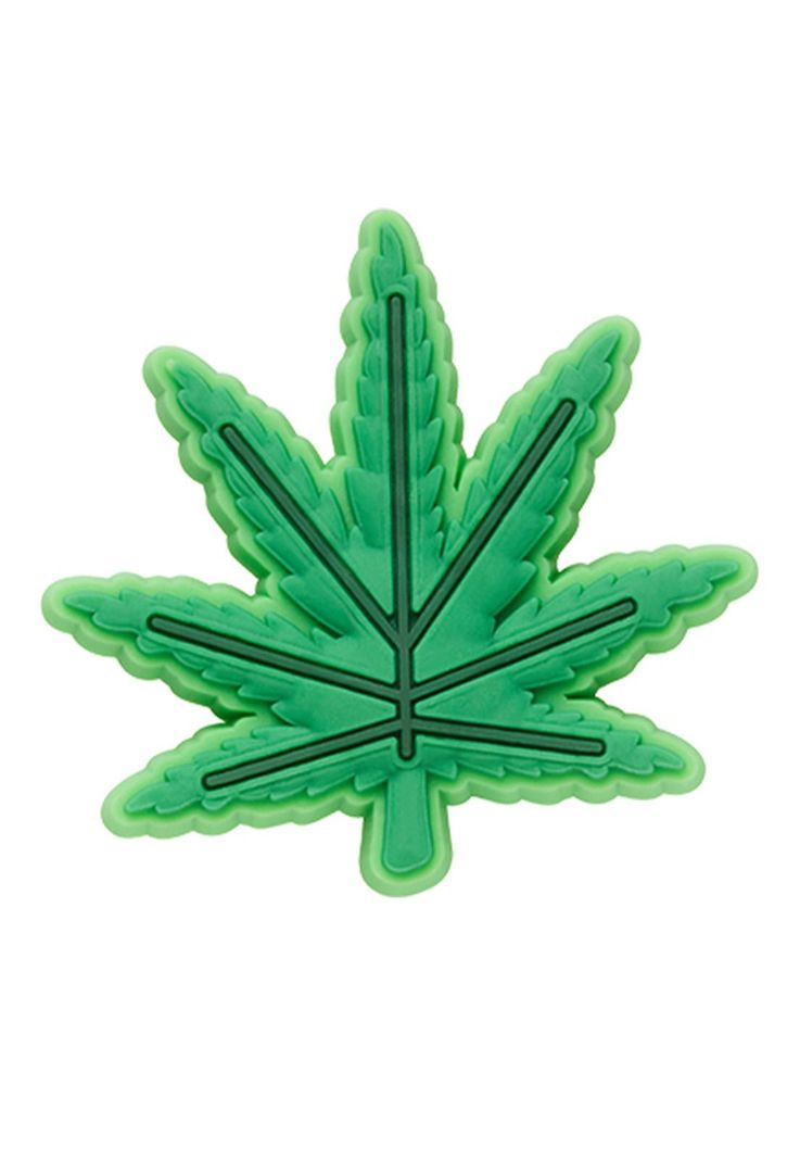 Jibbitz Crocs Hoja Weed Verde-0