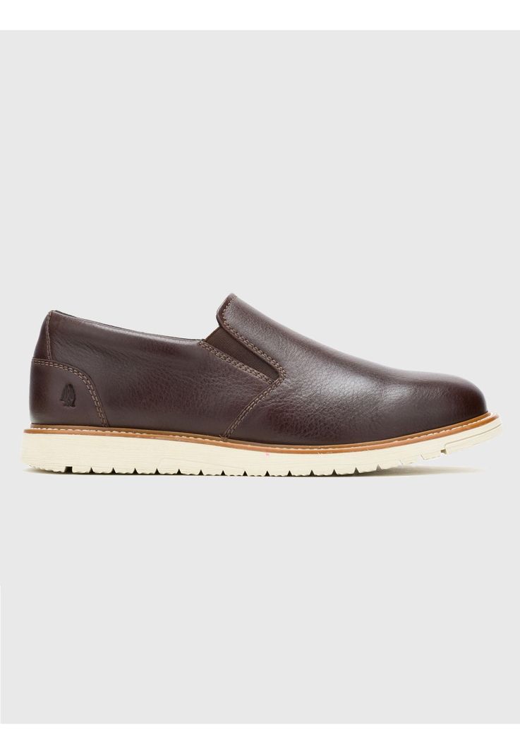 Zapato Cuero Hombre Jenson Slip On Café-1