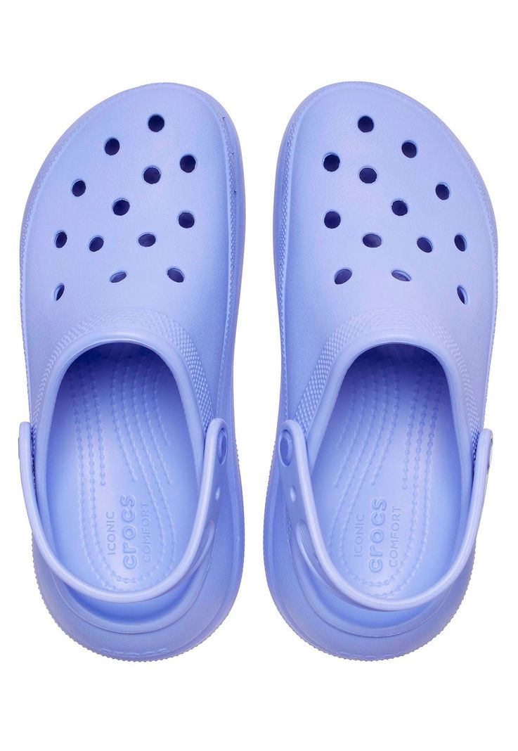 Zueco Crocs Mujer Crush Clog Morado-4