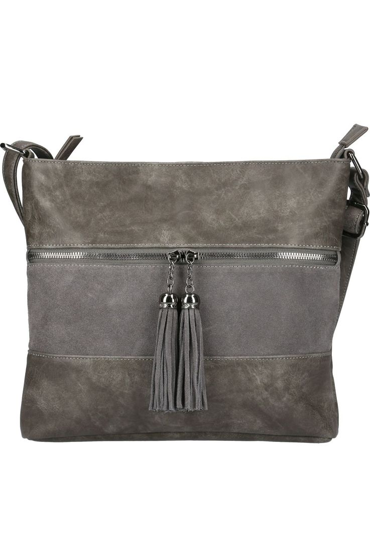 Cartera Cuero Mujer Levick Cross Celeste