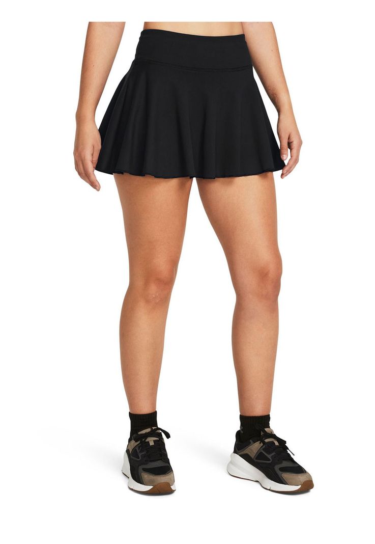 Falda Short UA Motion para mujer Negro-3