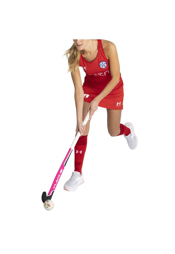 Falda Federación Hockey "Local" Mujer Rojo-6