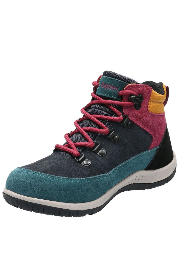 Botín Cuero Mujer Emur Azul Waterproof-4