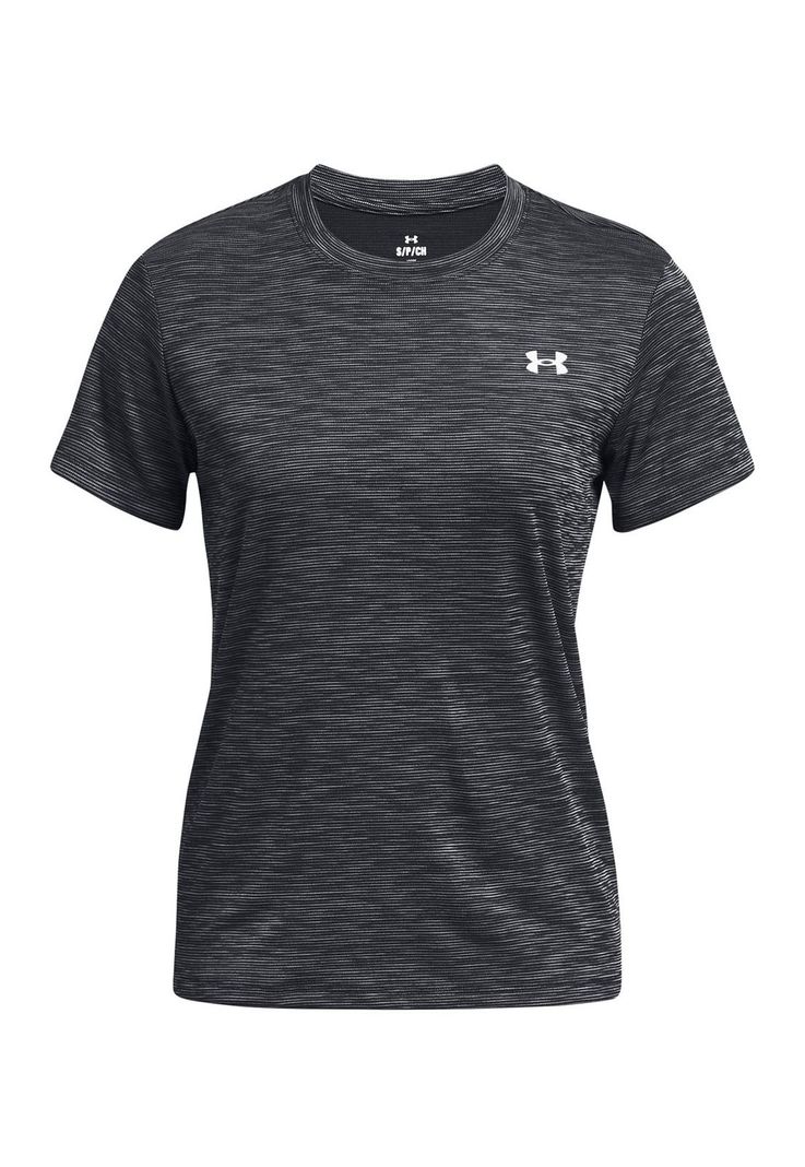 Polera manga corta Tech  mujer Negro-0