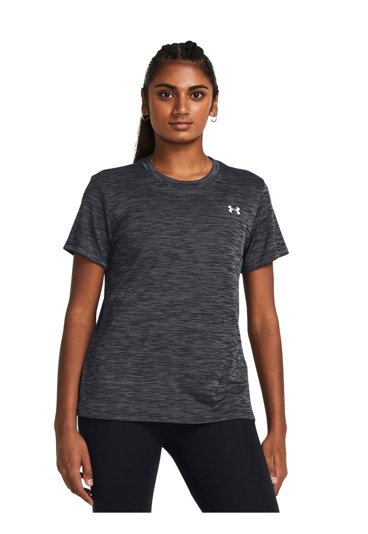 Polera manga corta Tech  mujer Negro-3