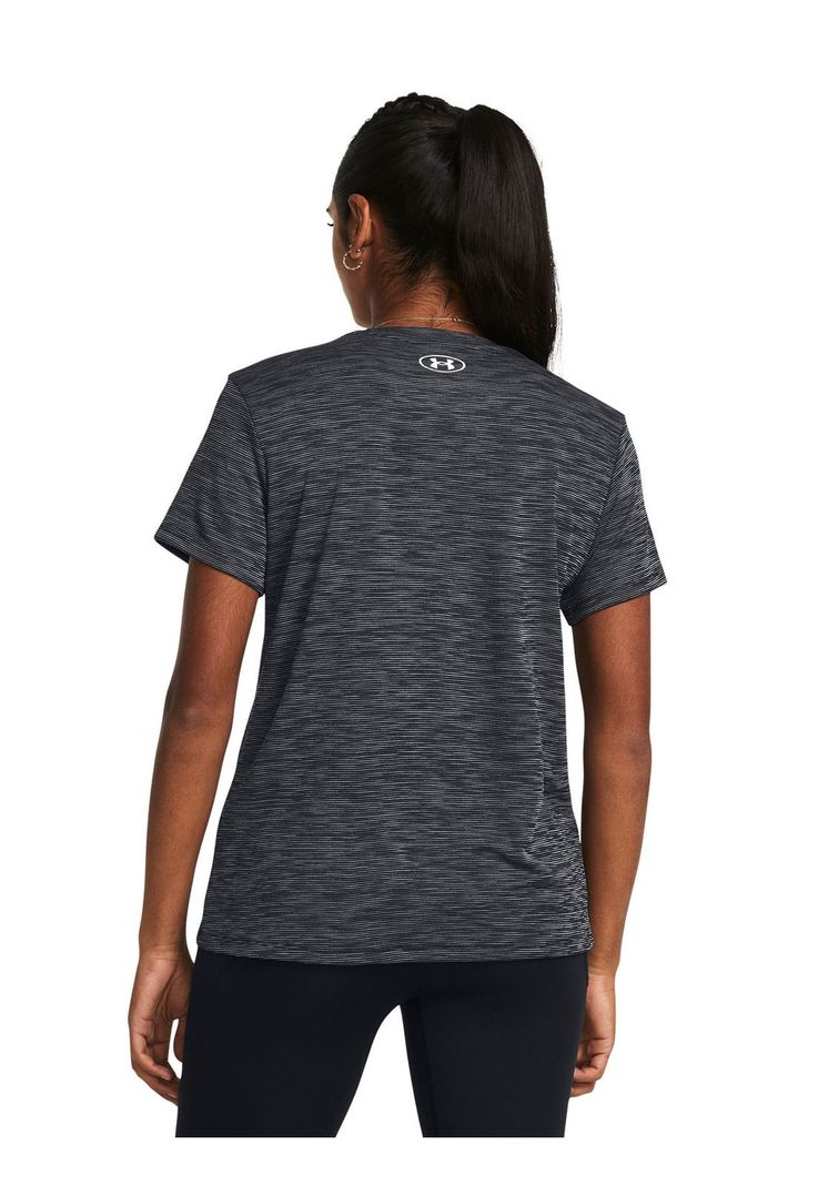 Polera manga corta Tech  mujer Negro-4