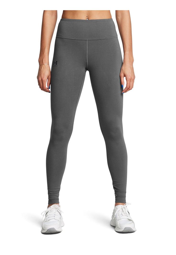 Calzas UA Rival gris para mujer-3