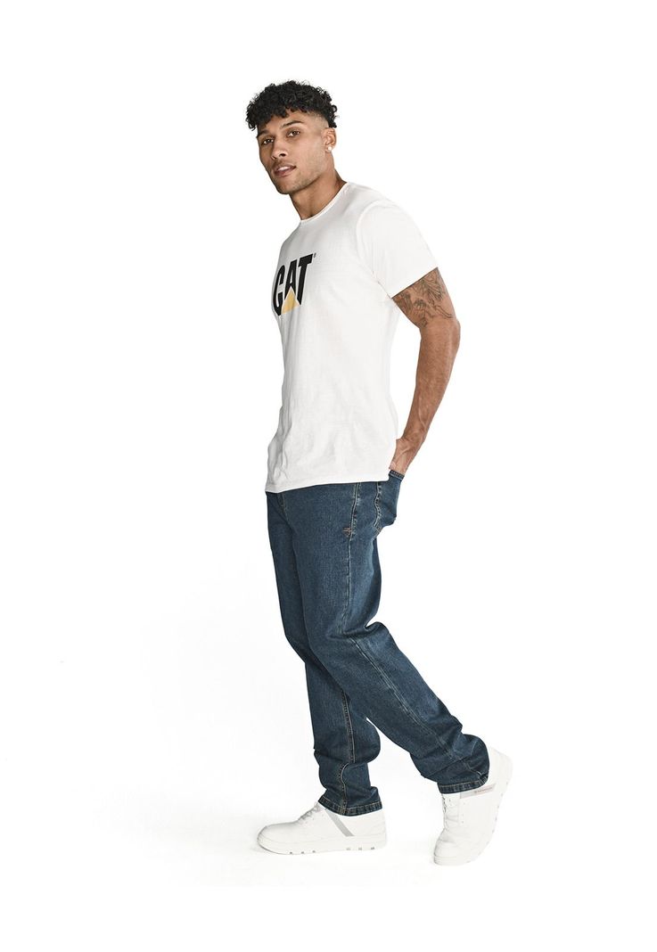 Jeans Casual Triblend Stretch Dens Azul Hombre-3