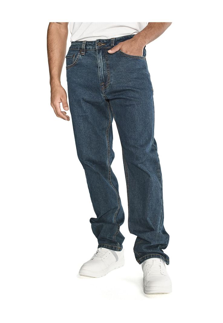 Jeans Casual Triblend Stretch Dens Azul Hombre-4