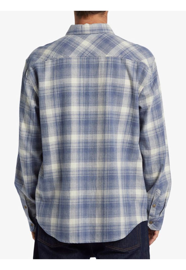 Camisa Franela Hombre Coastline Azul-2