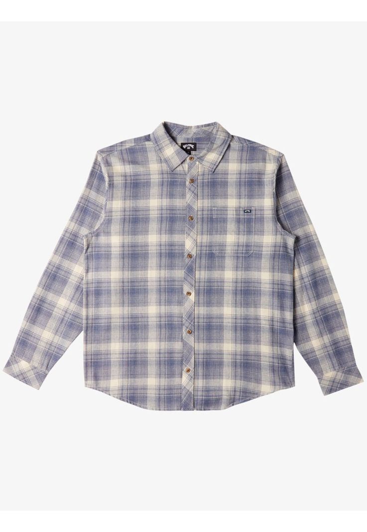 Camisa Franela Hombre Coastline Azul-4