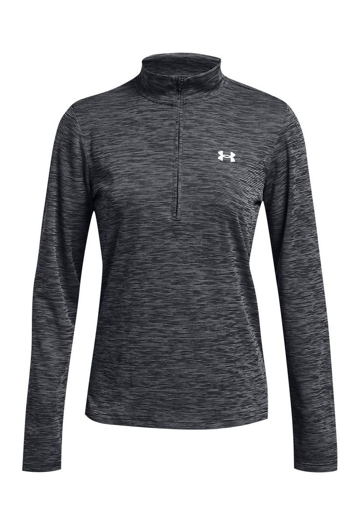 Polerón half zip UA Tech para mujer Negro-0