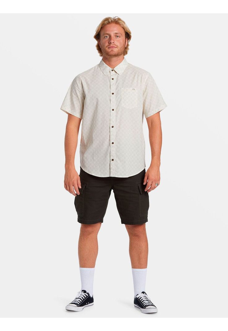 Camisa Manga Corta Hombre Sundays Blanca-0