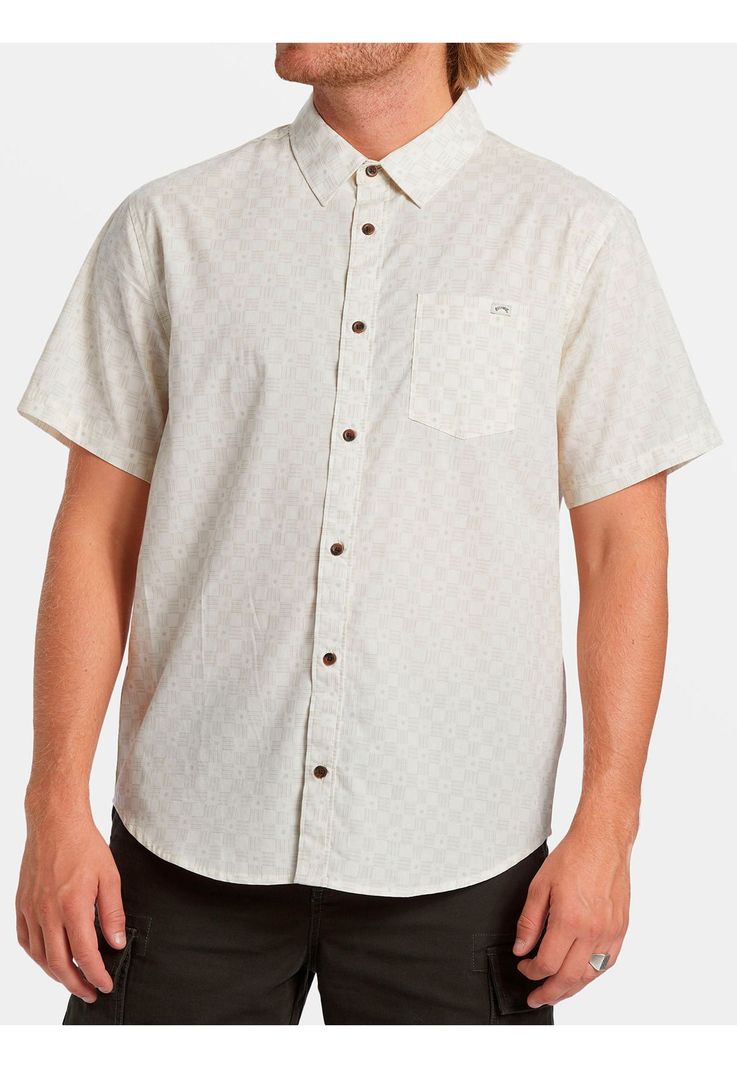 Camisa Manga Corta Hombre Sundays Blanca-1
