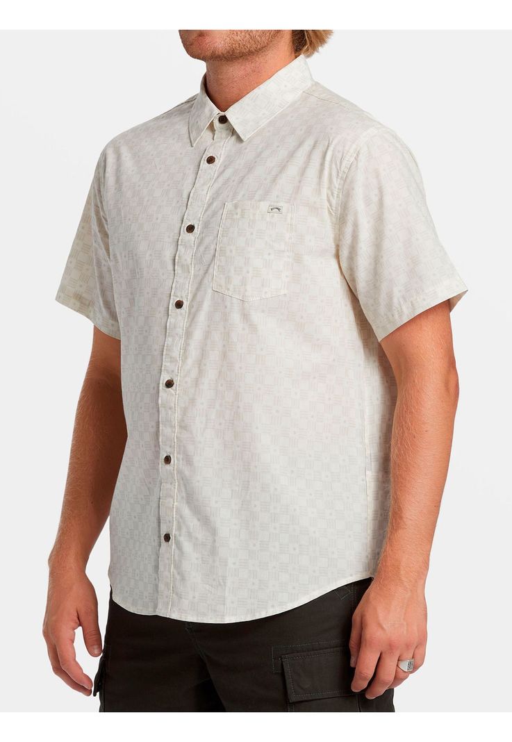 Camisa Manga Corta Hombre Sundays Blanca-3